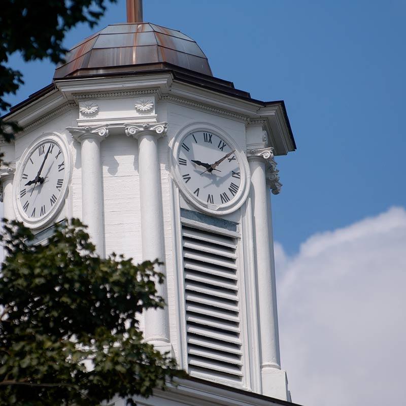 卡特勒大厅的钟楼